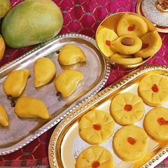 A picture of Mango Peda.