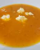 Crema de zapallo y zanahoria