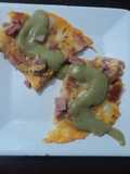 Christmas Egg Torta with Aromatic Ranch-Style Avocado Sauce