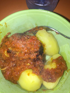 A picture of Boiled Irish Potato Chicken Stew.