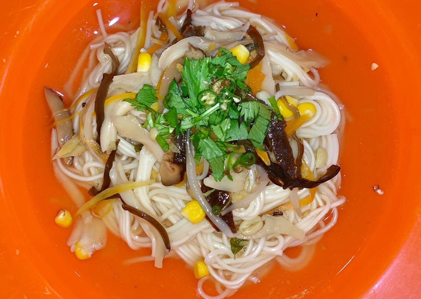 Vegetarian mie siram