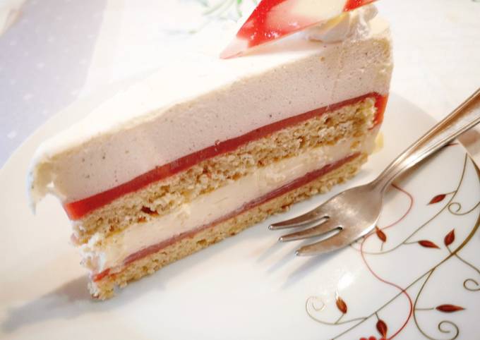 Epres, vanília torta recept foto