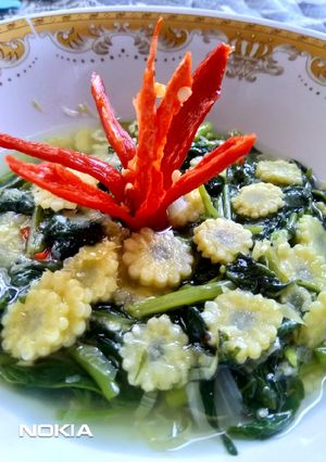 Foto resep Tumis Jagung Putren & Kangkung