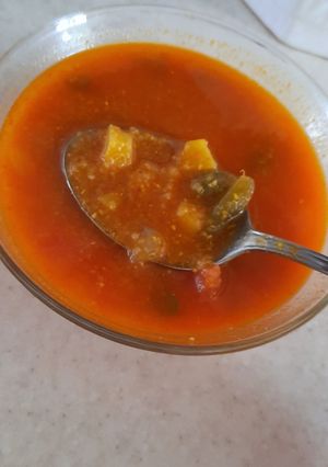عکسی از دستور خجی شله یا شله سبوس بلغور (غذای محلی ارومیه)