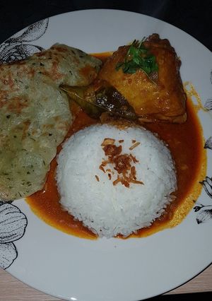 A picture of Simple chicken curry.