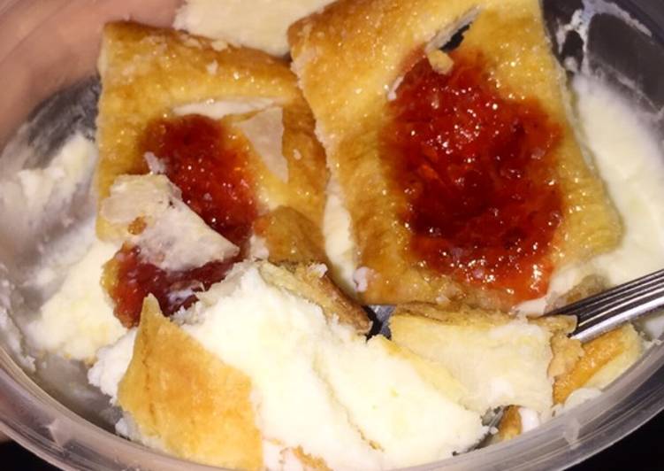 Resep Strawberry Cheese Cake Puffs, Enak Banget