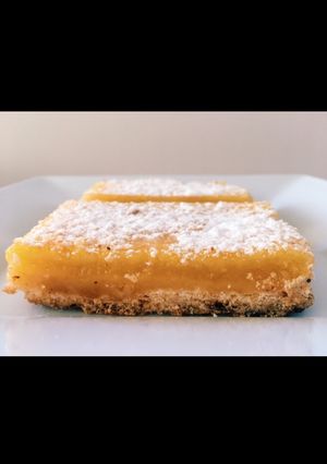 Una foto de Barras de limón (lemon bars)