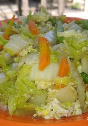 Foto resep 31. Tumis Orak-arik Sawi Putih