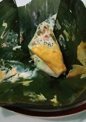 Foto resep Botok telur asin menyem3..