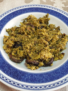 Una foto de Risotto de brócoli vegano