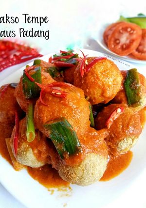 Foto resep Bakso Tempe Saus Padang