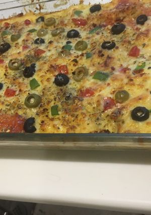 A picture of Bread Lasagna.
