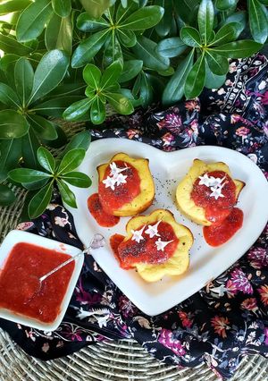 Una foto de Cheese- cakes Con Salsita de 🍓🍓🍓