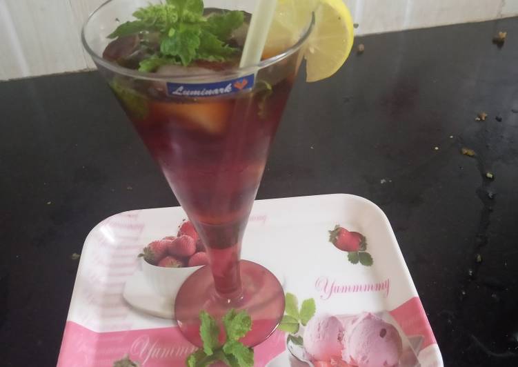 How to Prepare Lemon Ice Tea in 25 Minutes for Mom