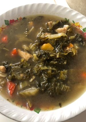 Foto resep Sayur Asin Cah Babi [Non Halal]