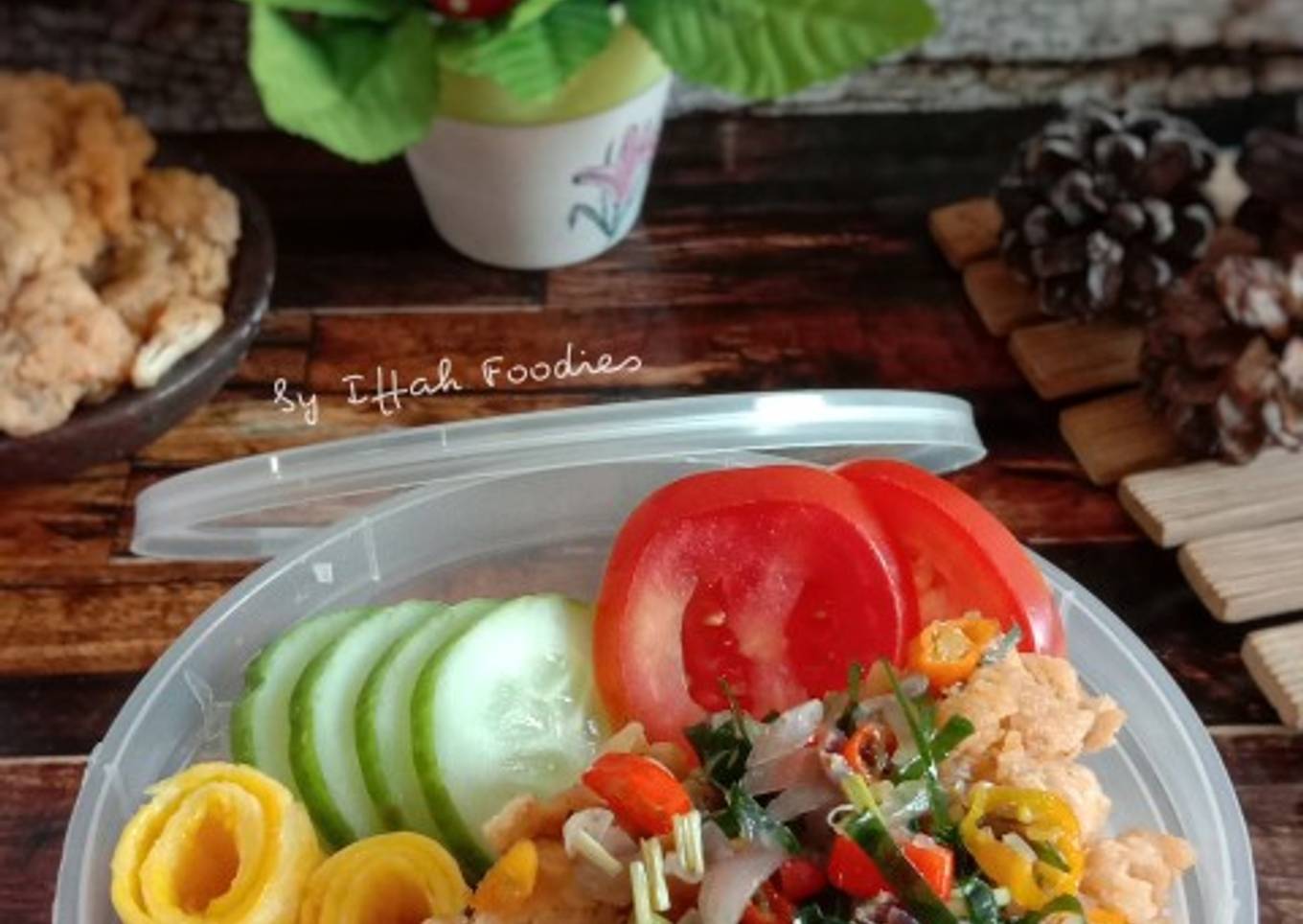 Rice Bowl Ayam Geprek Sambal Matah