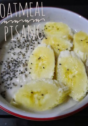 Foto resep Oatmeal Pisang