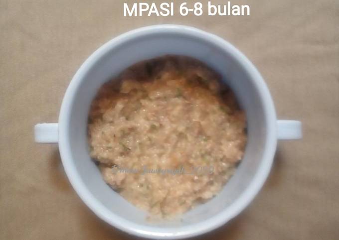 Bubur Hati Ayam & Bayam (MPASI 6-8 bulan)