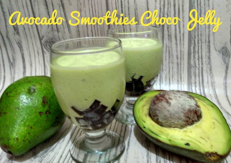 Avocado Smoothies Choco Jelly #Ketopad_CP_MinumanKeto