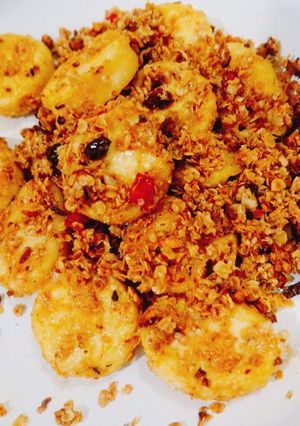 Foto resep Tofu Oatmeal Asin Pedas