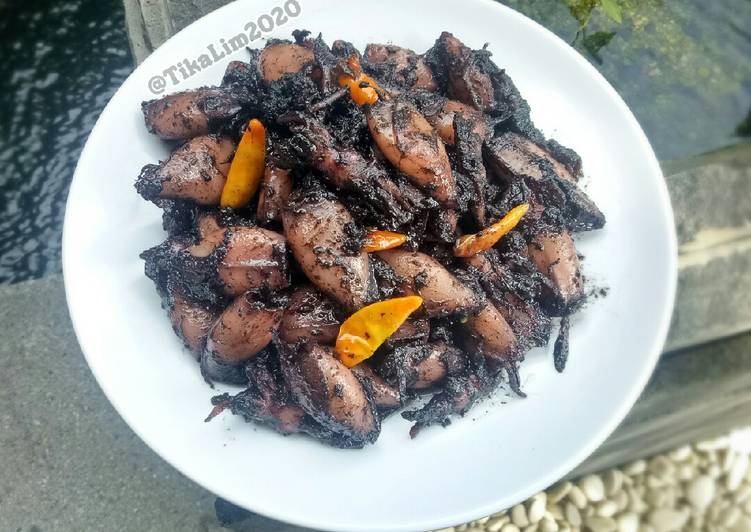 Resep Cumi bumbu hitam yang Sempurna