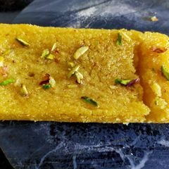 Mango Sooji Cake A picture of Mango Sooji Cake.