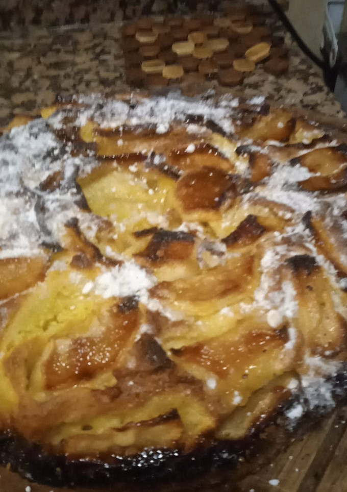Una foto de Torta de manzana