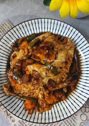 Foto resep Tumis Telur Ceplok Cabe Gendot