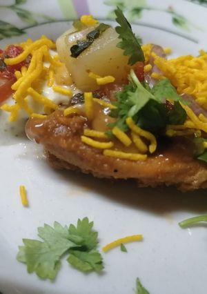A picture of One Bite Tikka chaat.