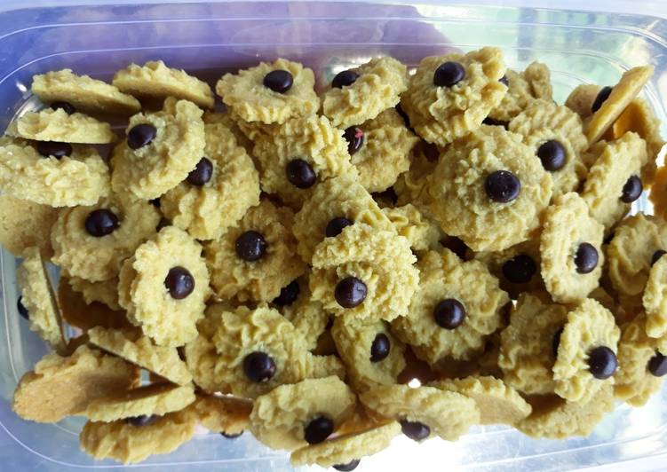 Bagaimana Menyiapkan Cookies gaplek greentea yang Enak