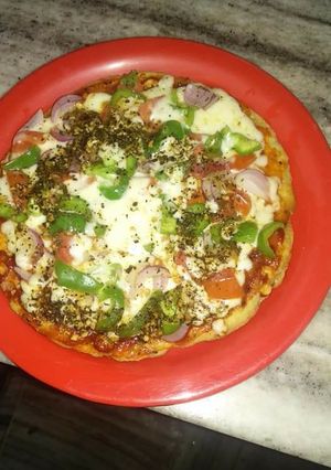 A picture of Aatta pizza.