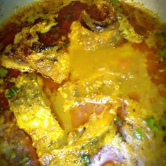 A picture of Telapiya curry.