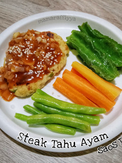 Foto resep Steak tahu ayam saos BBQ
