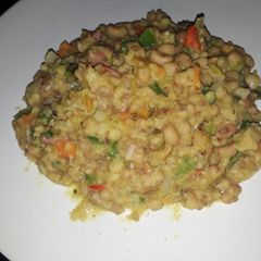 A picture of Stir Fried Veggie Honey Beans.
