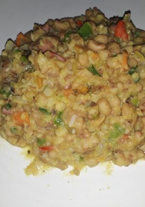 A picture of Stir Fried Veggie Honey Beans.