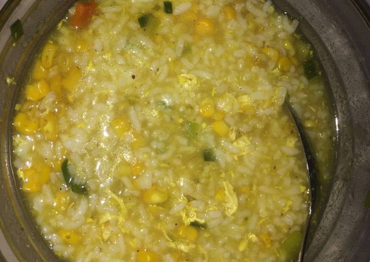 Resep Bubur nasi jagung Sempurna