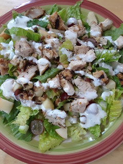 A picture of Waldorf Style Salad with Chicken.