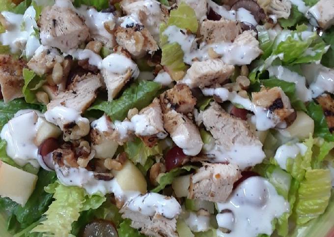 Waldorf Style Salad with Chicken
