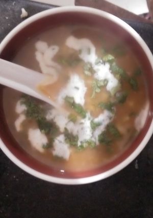 A picture of Mix veg soup.