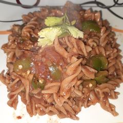 A picture of Penne Pasta.