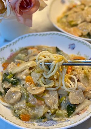 Foto resep Mie Siram Seafood
