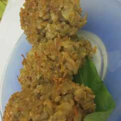 Una foto de Croquetas de arroz yamaní al horno!