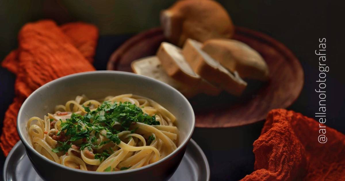 Fideos con crema de leche 1,791 recetas caseras Cookpad