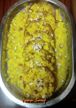 A picture of Shahi Bread Rasmali.