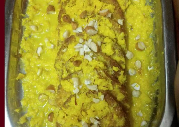 Easiest Way to Make Winter Shahi Bread Rasmali
