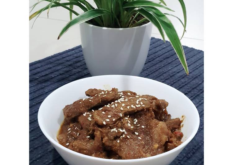 Krengsengan Daging Sapi