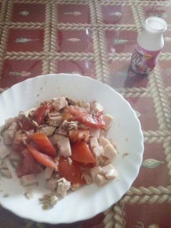 Una foto de Desayuno proteico bajo en grasa