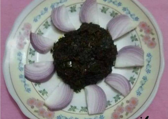 Simple Way to Prepare Thomas Keller Lal saag/red amaranth