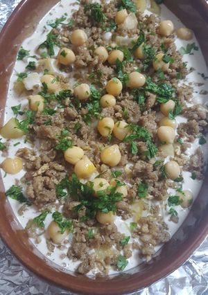 صورة لوصفة فتة حمص