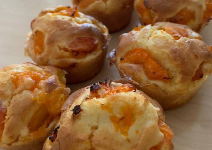 Muffins aux abricots